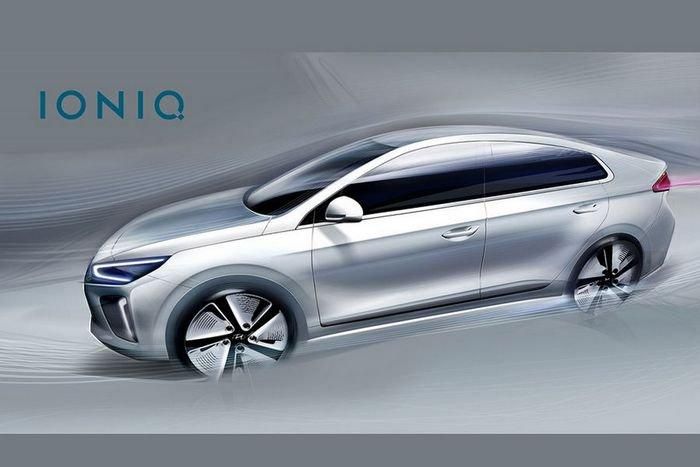 Hyundai опубликовала новые изображения хэтчбека Ioniq