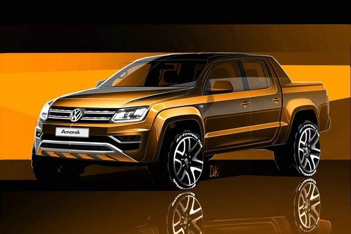 Обновленный Volkswagen Amarok получит дизель V6 и более богатый салон