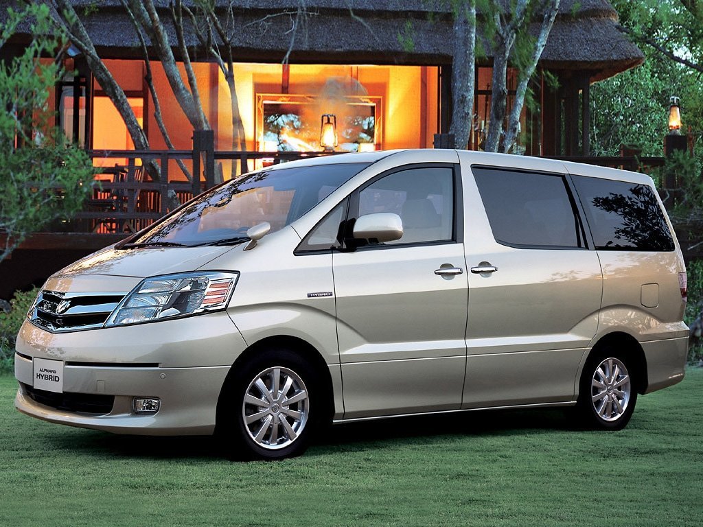 Toyota Alphard I Рестайлинг, минивэн