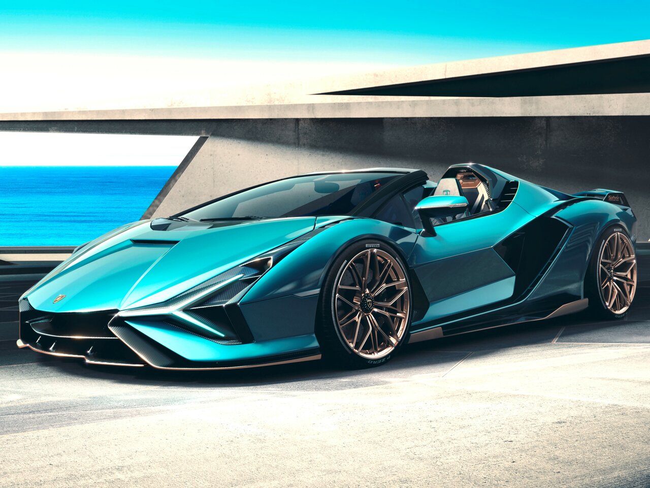 Lamborghini Sián I, родстер