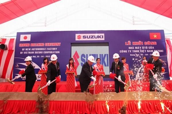 Suzuki возводит во Вьетнаме новый автомобильный завод