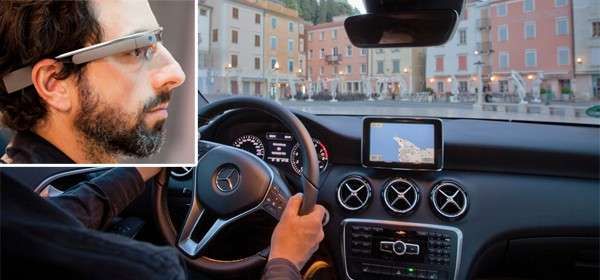 Mercedes интегрирует навигационную систему с Google Glass