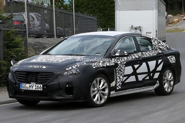 Новую Hyundai Sonata заметили на тестах