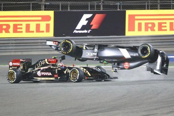 F1. Сальто-мортале в Бахрейне: Гутьеррес отделался испугом, Мальдонадо - штрафами