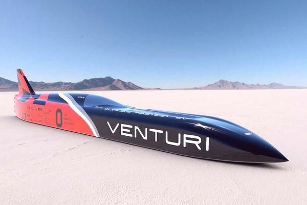 Электромобиль Venturi VBB-3 случайно установил новый мировой рекорд скорости
