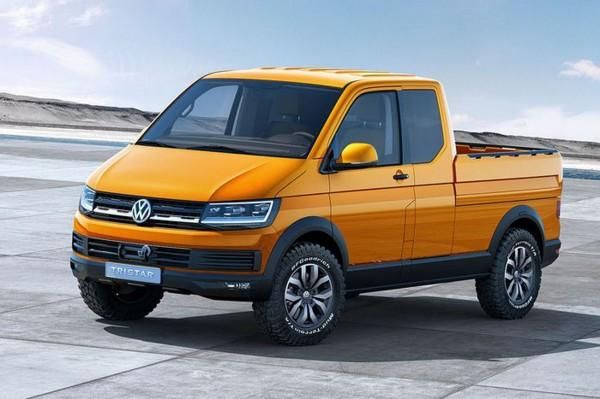 Прообраз нового поколения Volkswagen Transporter оказался... пикапом!