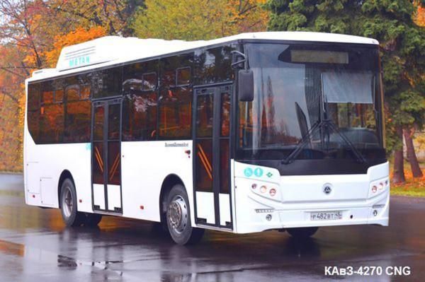 Новый средний автобус КАвЗ-4270 на сжатом метане представлен в Москве