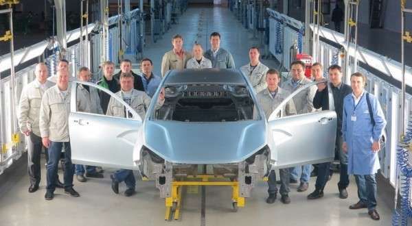 В Ижевске изготовлен первый кузов Lada Vesta