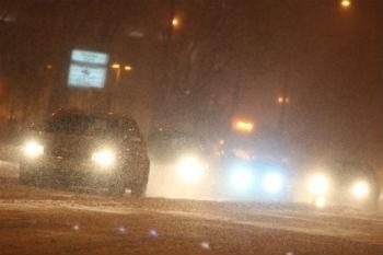 ГАИ: внимание, автомобилисты! Дождь, мокрый снег, гололед - в Минской области объявлен желтый уровень опасности