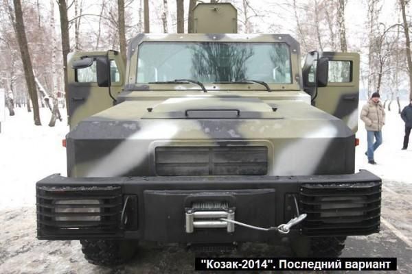Новый украинский броневик "Козак-2014" был расстрелян под Киевом
