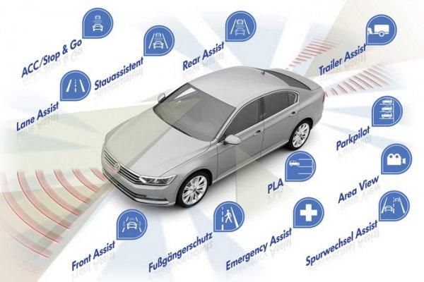 Volkswagen удостоился наград за системы помощи водителю