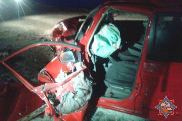В столкновении Hyundai Atos и Volkswagen Passat на трассе Минск - Вильнюс пострадали две женщины