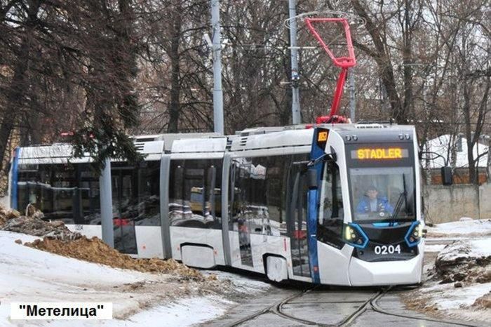 Белорусский трамвай "Метелица" начинает борьбу за рельсы Москвы