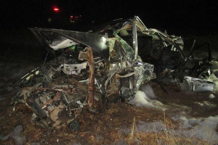 Минувшей ночью в Рогачевском районе Audi ударился в дерево и загорелся - 22-летний водитель погиб