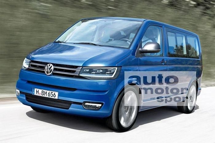 Шестое поколение Volkswagen Transporter дебютирует 15 апреля в Амстердаме