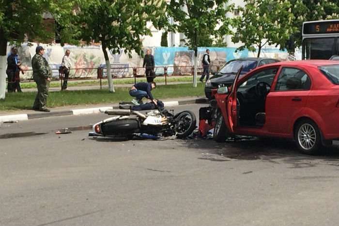 После ДТП в Солигорске мотоциклист доставлен в больницу с тяжелыми травмами