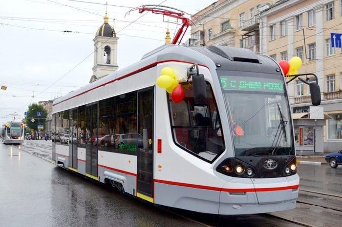 Уникальные трамваи "Сити Стар" вышли на улицы Твери