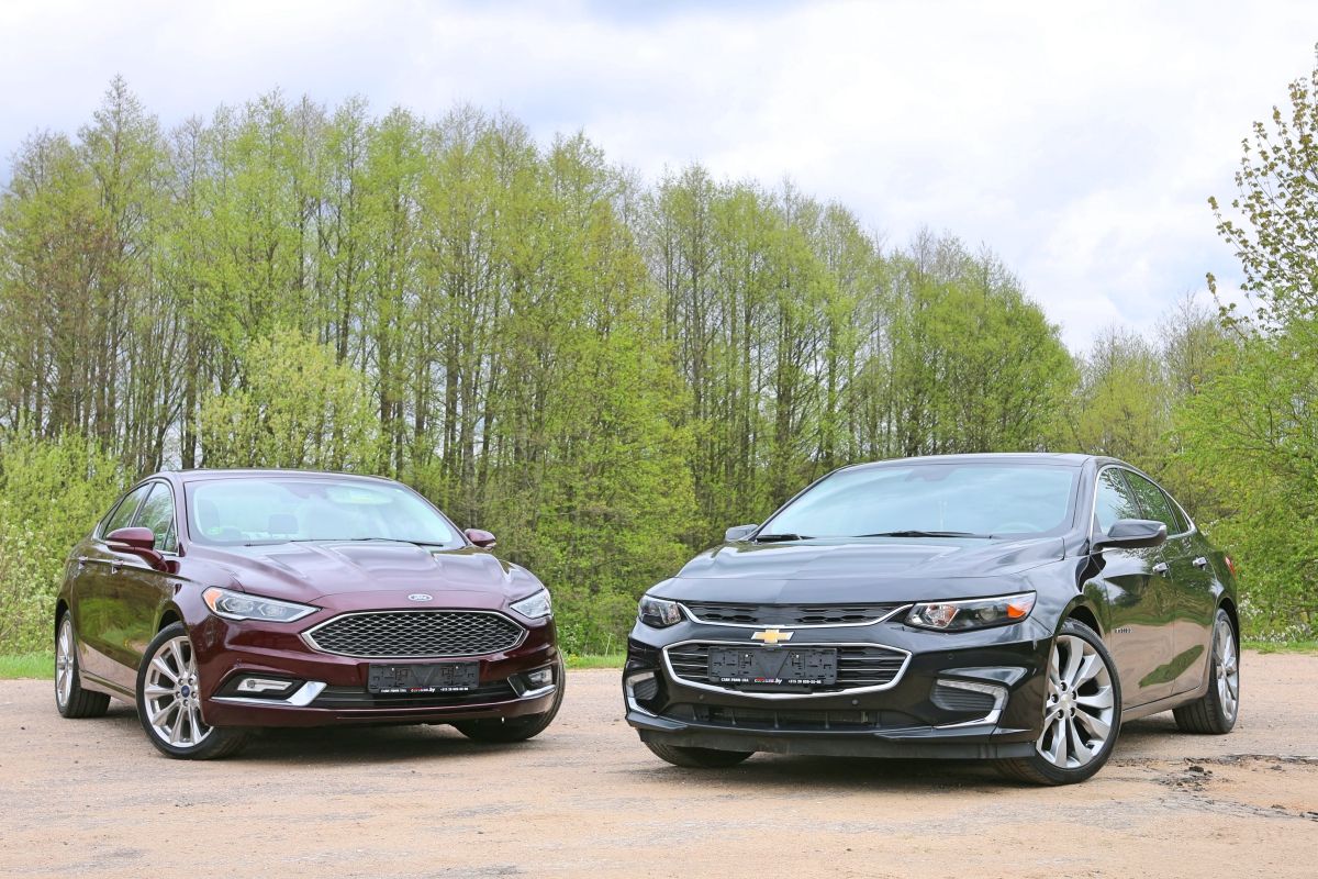 Ford Fusion против Chevrolet Malibu: кто кого?