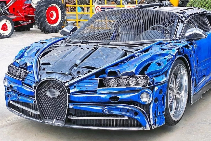 Из металлолома в Таиланде собрали Bugatti Chiron и теперь продают за 30 тысяч долларов