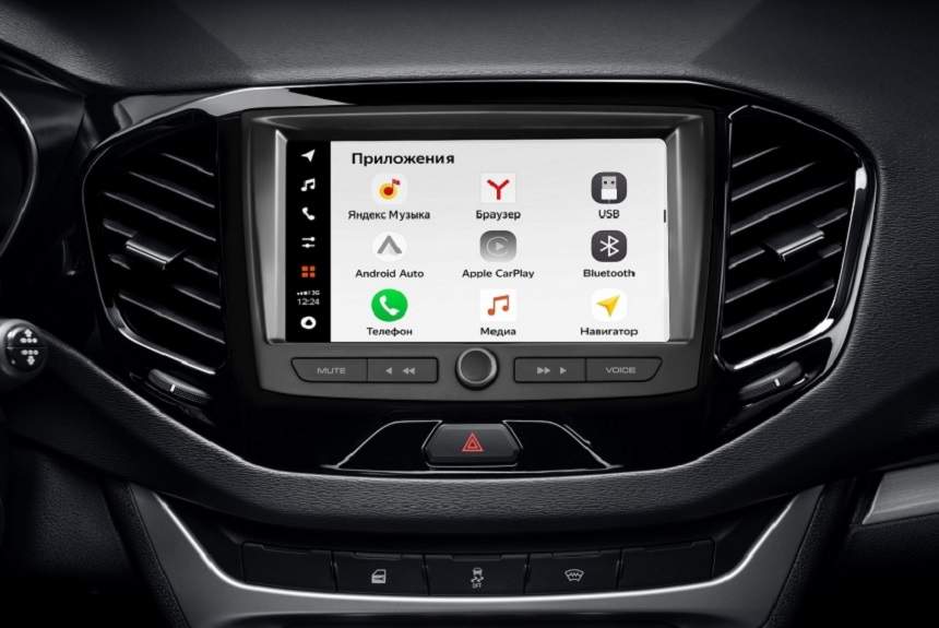 Apple CarPlay, Android Auto, Яндекс.Авто и технология объемного звука. У Lada – новая мультимедиа