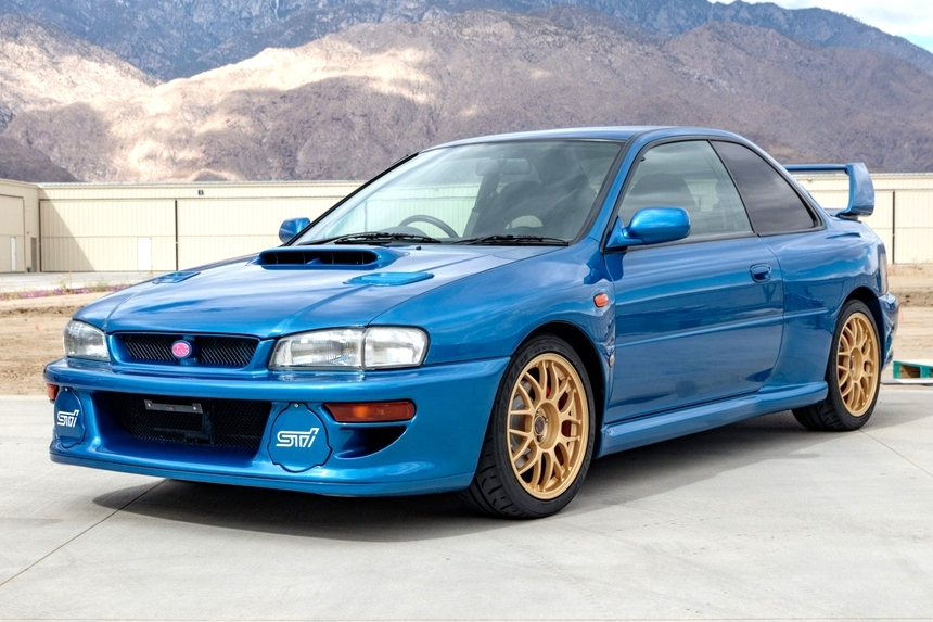 За редкую Subaru Impreza STi 1998 года выпуска на аукционе выложили 312.000 долларов
