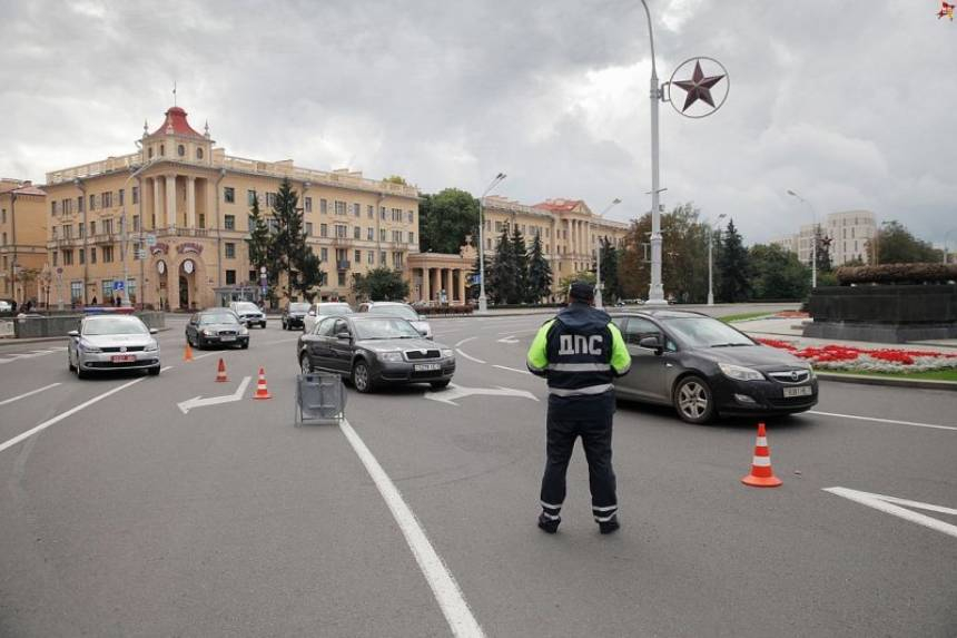 ГАИ рассказала, как будет ограничиваться движение транспорта в центре Минска 9 мая