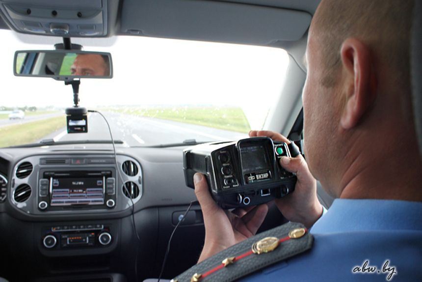 ГАИ усилила контроль за соблюдением скоростных режимов на дорогах Минской области
