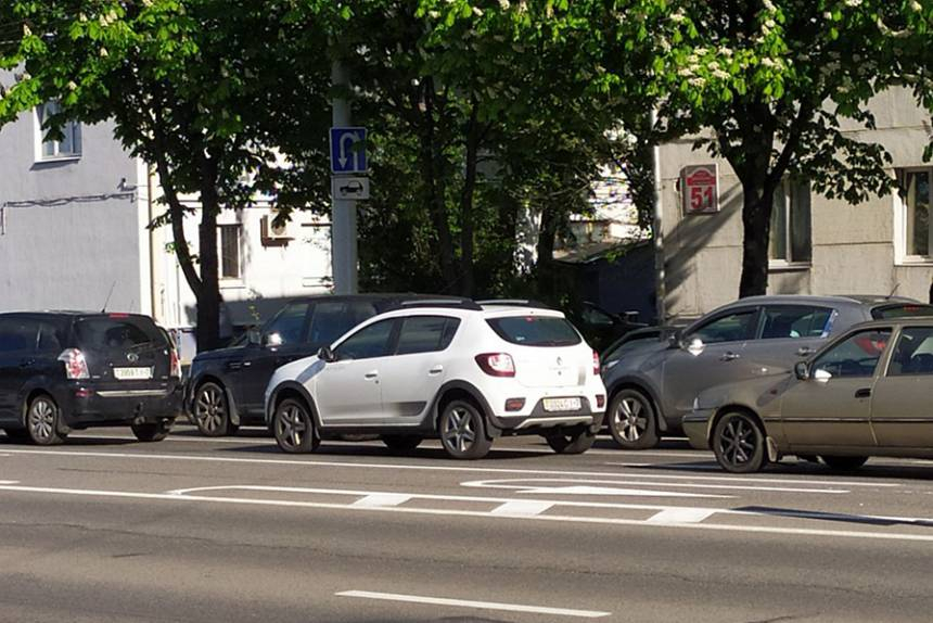 По просьбе водителей на улице Орловской организована зона для разворота автомобилей