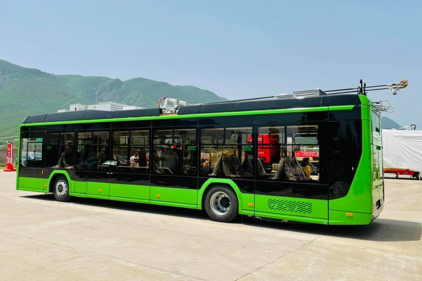 Поставлено в Евросоюз. Новейшие троллейбусы "Белкоммунмаша" прибыли в болгарский город Враца