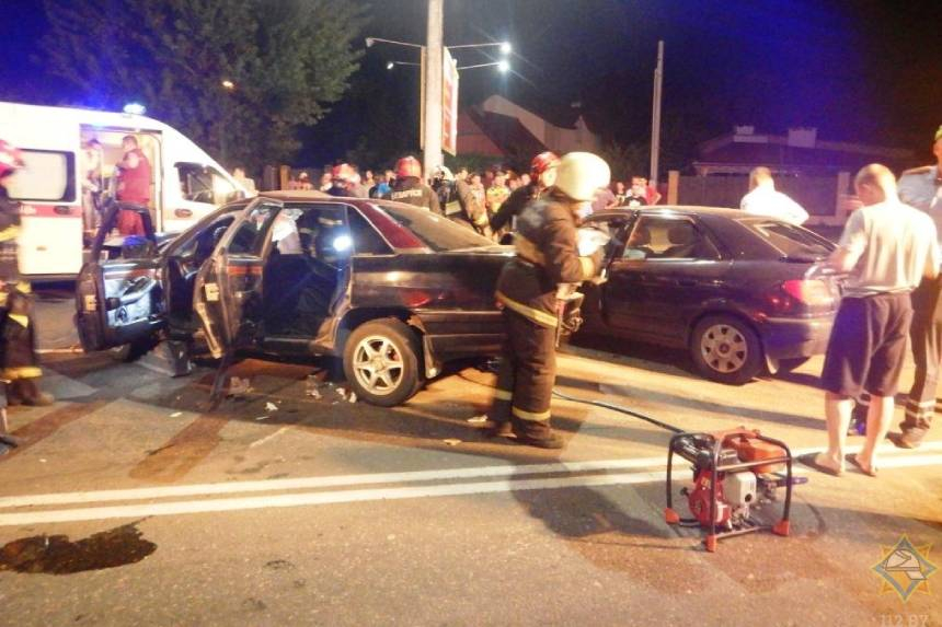 В Могилеве при столкновении Audi и Citroёn пострадали пять человек, в том числе ребенок