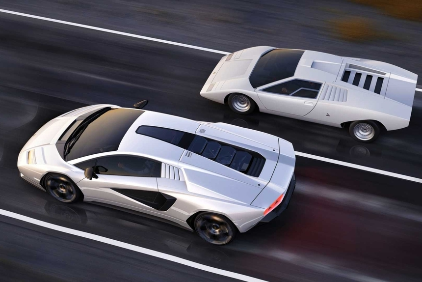 Возрождение легенды: Lamborghini вернулась к выпуску модели Countach с мотором V12
