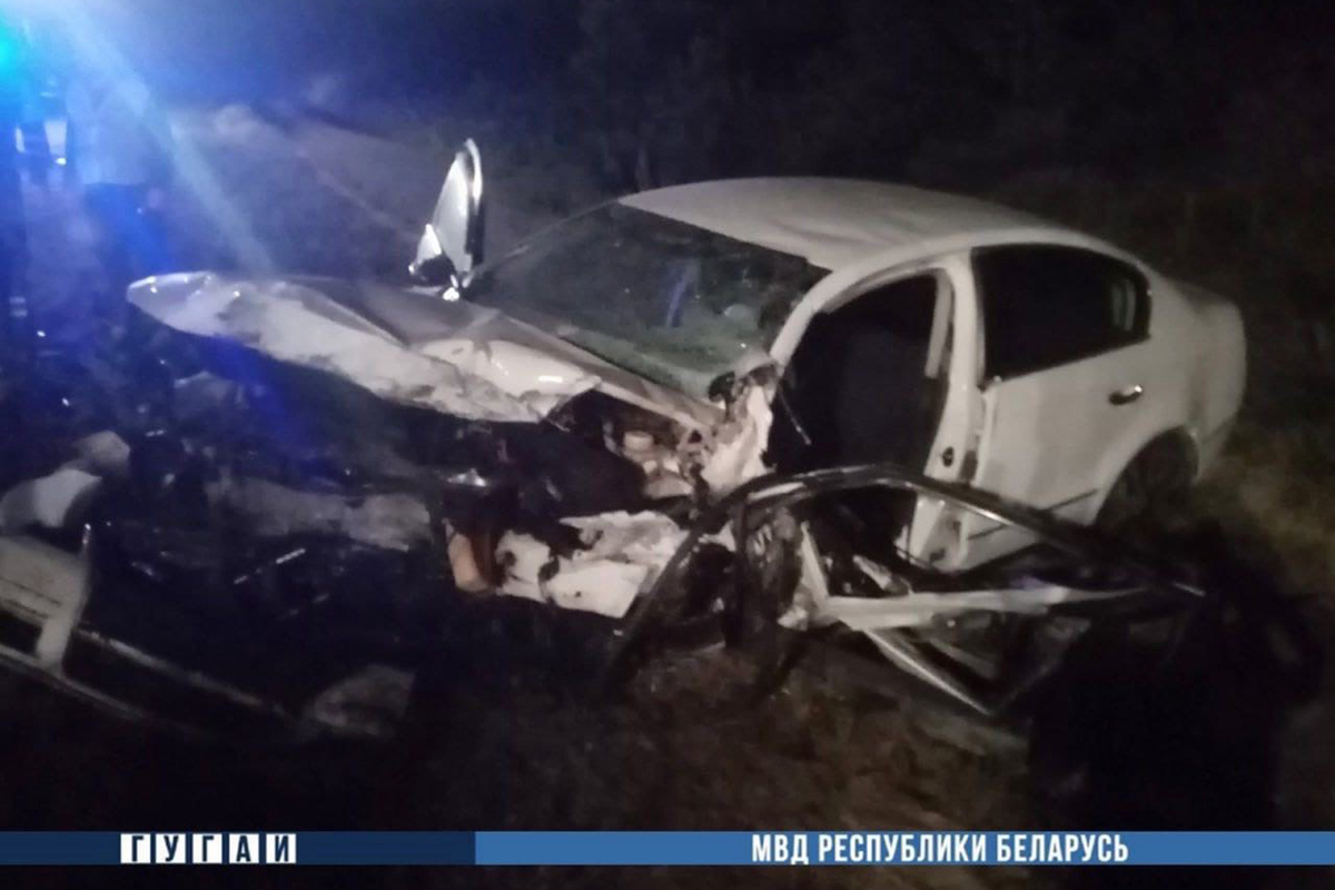 Под Ивацевичами в лоб столкнулись Opel и Volkswagen, погибло четыре человека