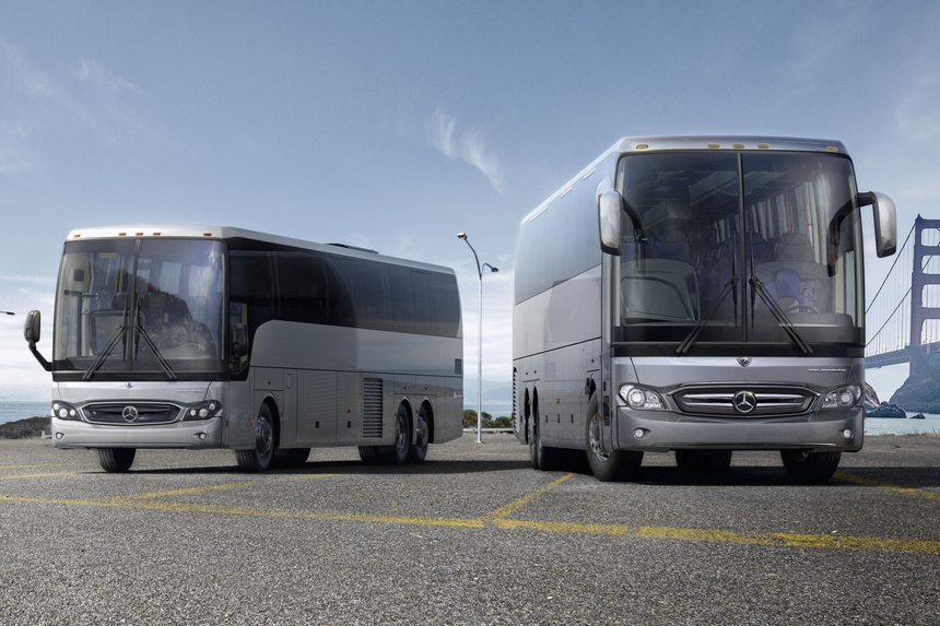 Мировая премьера: Mercedes-Benz представила новый туристический автобус Tourrider в двух версиях