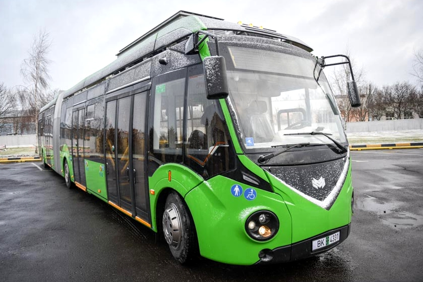Новые электробусы Vitovt с ночной зарядкой "Белкоммунмаш" поставил в Гомель
