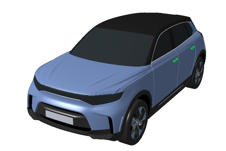 Появились патентные изображения электромобиля E-NEVA от российского производителя ЗРК "Алмаз-Антей"