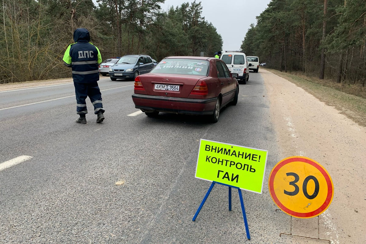 ГАИ усиленно отработает трассу Минск – Витебск и не только