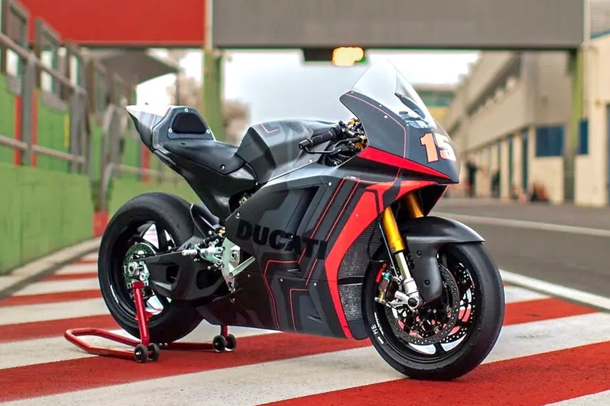 Ducati показала тесты своего первого электрического супербайка MotoE – это круто!