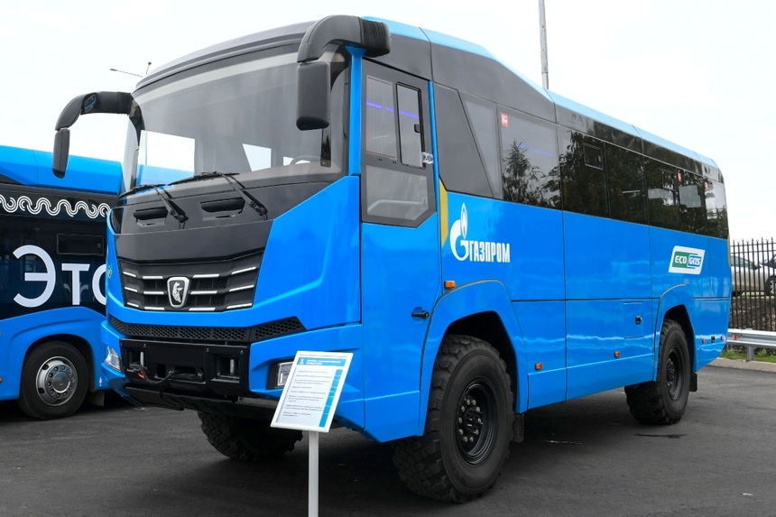 Новые газомоторные автобусы от КАМАЗа на ПМГФ-2023 в Петербурге
