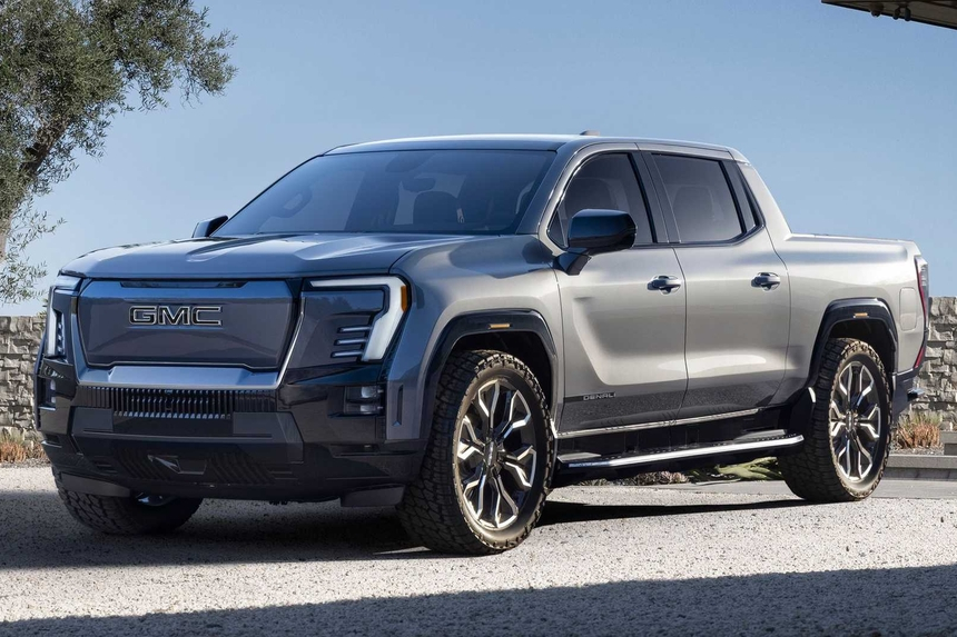 Gmc автомобильная марка фото GMC выкатила шикарный электрический пикап Sierra EV Denali