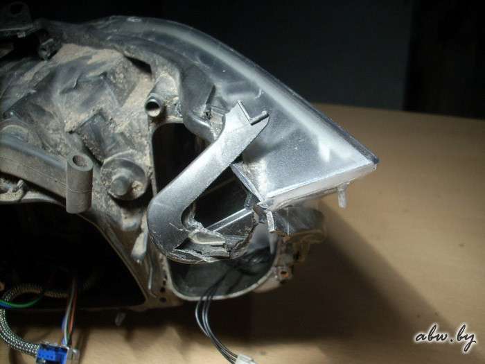 Переделка английской фары