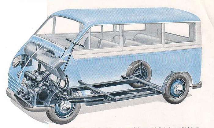 Фургон DKW Auto Union F89: несколько тысяч человеческих лиц