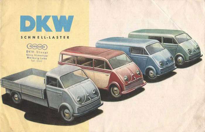 Фургон DKW Auto Union F89: несколько тысяч человеческих лиц