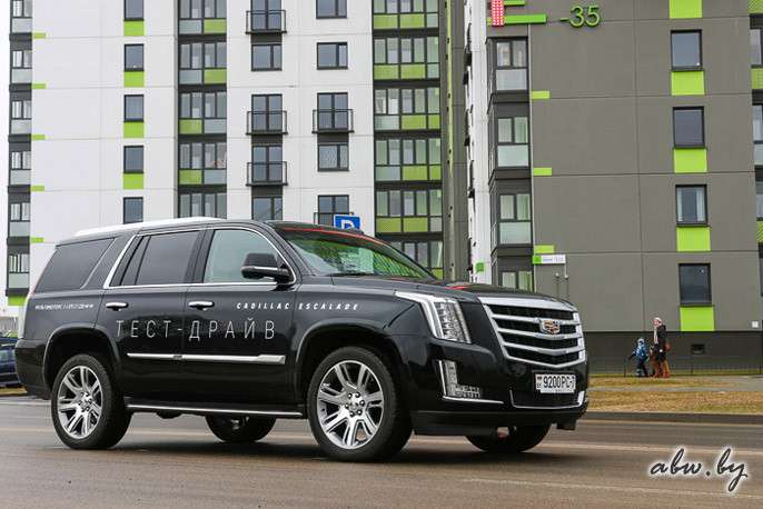 Дрифт, драг и 4 цилиндра... Тест-драйв Cadillac Escalade белорусской сборки