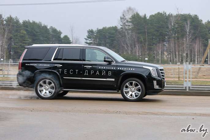 Дрифт, драг и 4 цилиндра... Тест-драйв Cadillac Escalade белорусской сборки