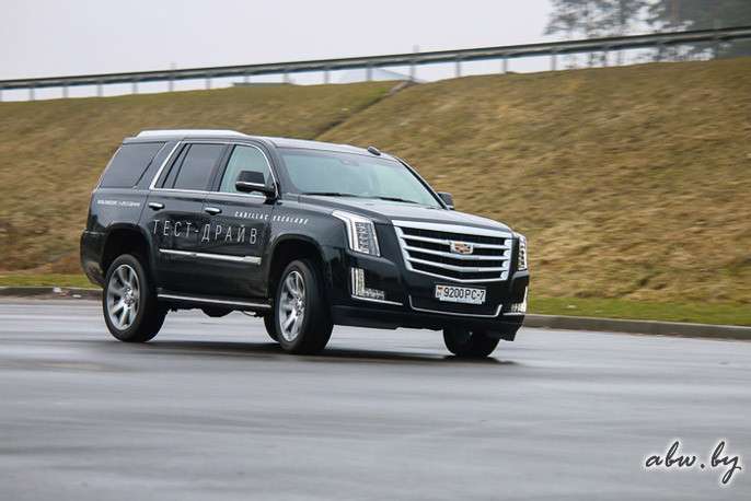 Дрифт, драг и 4 цилиндра... Тест-драйв Cadillac Escalade белорусской сборки