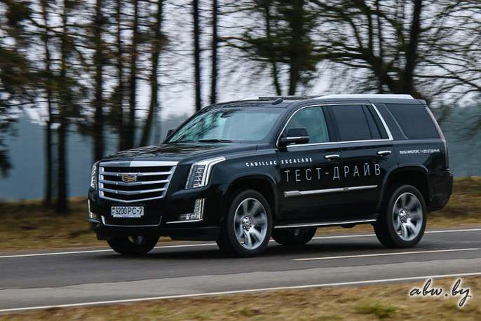 Дрифт, драг и 4 цилиндра... Тест-драйв Cadillac Escalade белорусской сборки