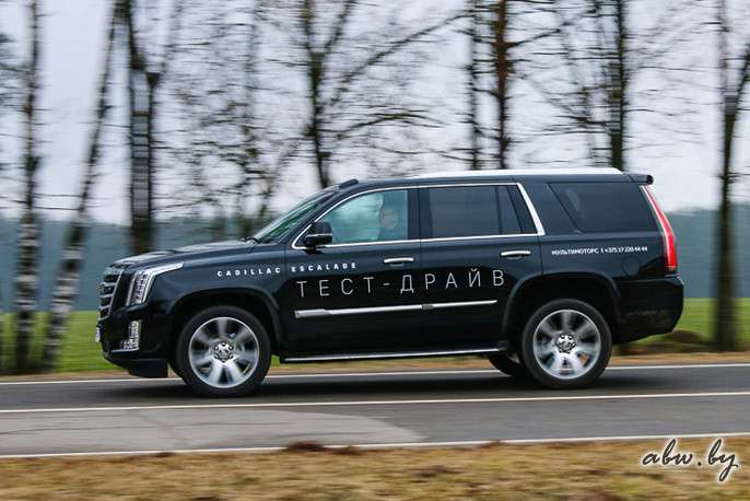 Дрифт, драг и 4 цилиндра... Тест-драйв Cadillac Escalade белорусской сборки