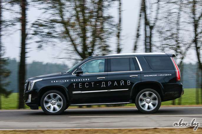 Дрифт, драг и 4 цилиндра... Тест-драйв Cadillac Escalade белорусской сборки