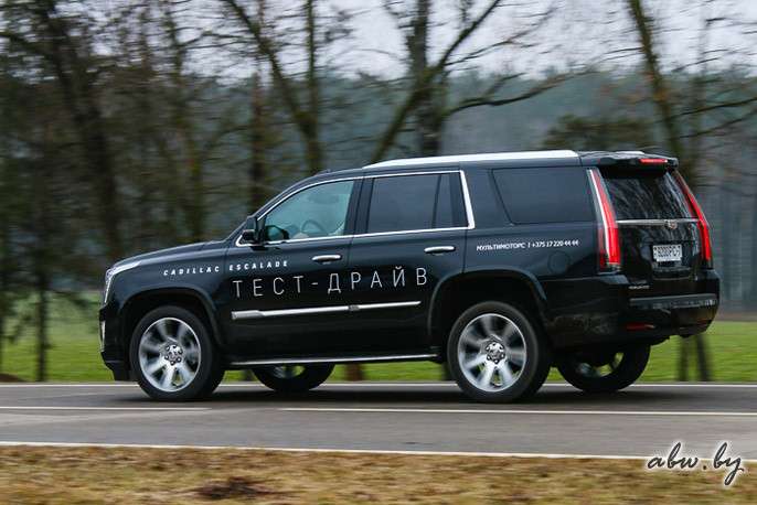 Дрифт, драг и 4 цилиндра... Тест-драйв Cadillac Escalade белорусской сборки