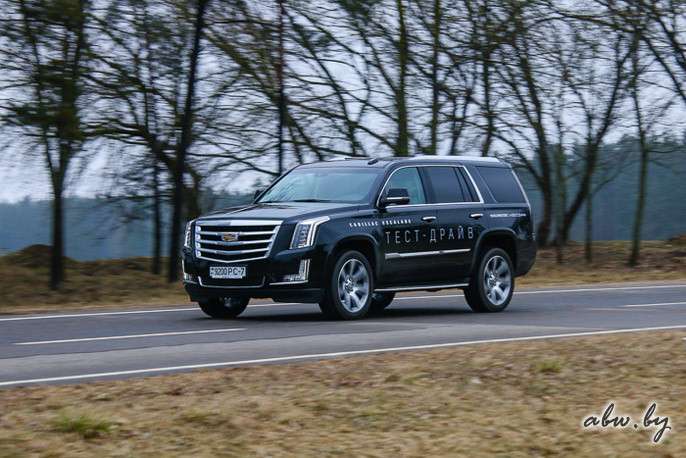 Дрифт, драг и 4 цилиндра... Тест-драйв Cadillac Escalade белорусской сборки